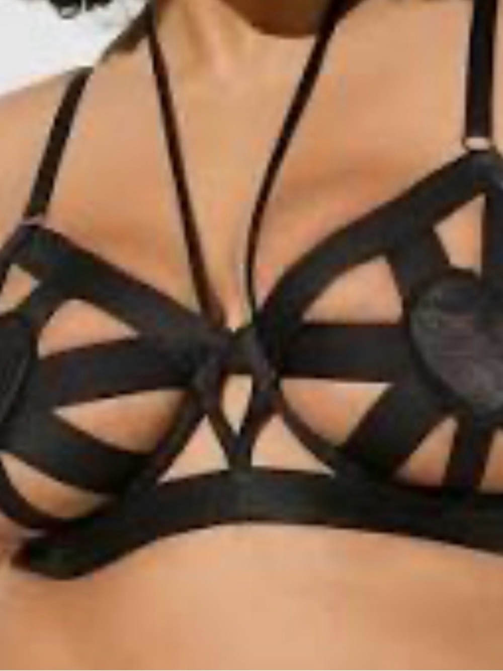 torrid, sexy heart cut out bra